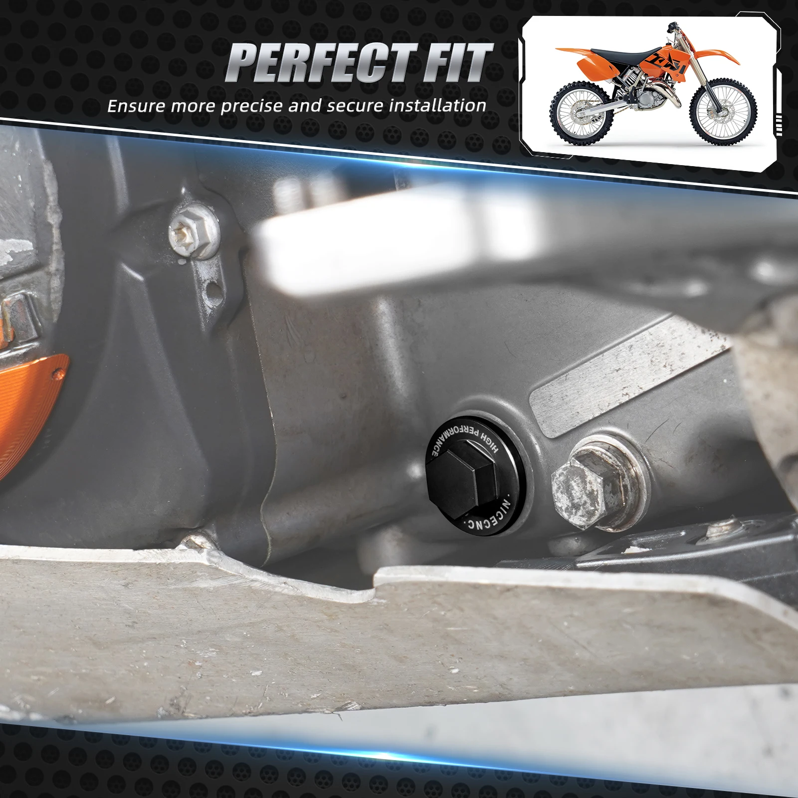 

NICECNC For GasGas EC250F ECF 350 MC250F MCF 350 450 2021-2023 M20X1.5 Magnetic Oil Drain Plug For KTM EXCF 350 SXF 450 SXF 250