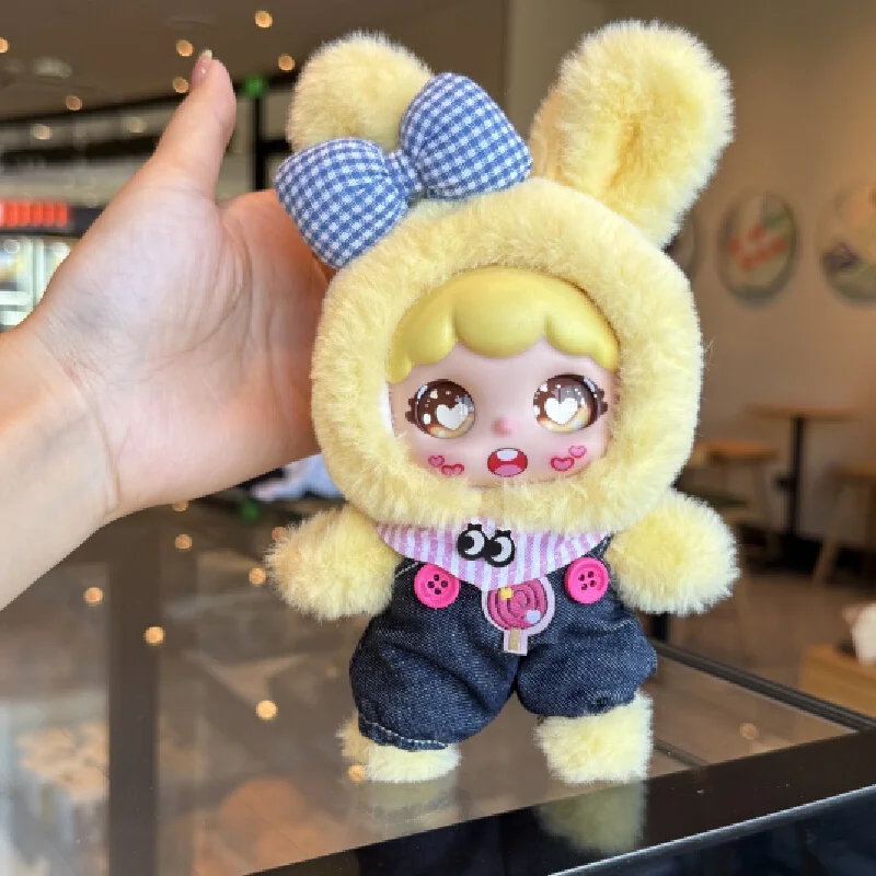 لطيف الفينيل الوجه أفخم دمية قلادة لعبة لينة محشوة الحيوان هدية للفتيات عيد ميلاد النشاط الحاضر دمية جميلة معلقة حلية