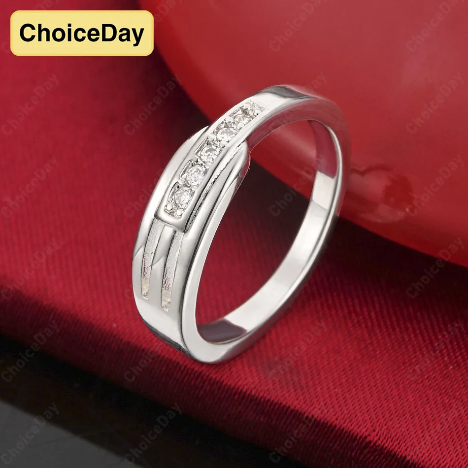 

ChoiceDay 925 sterling silver 7-10 sparkling exquisite zircon ring female temperament accessories wedding party