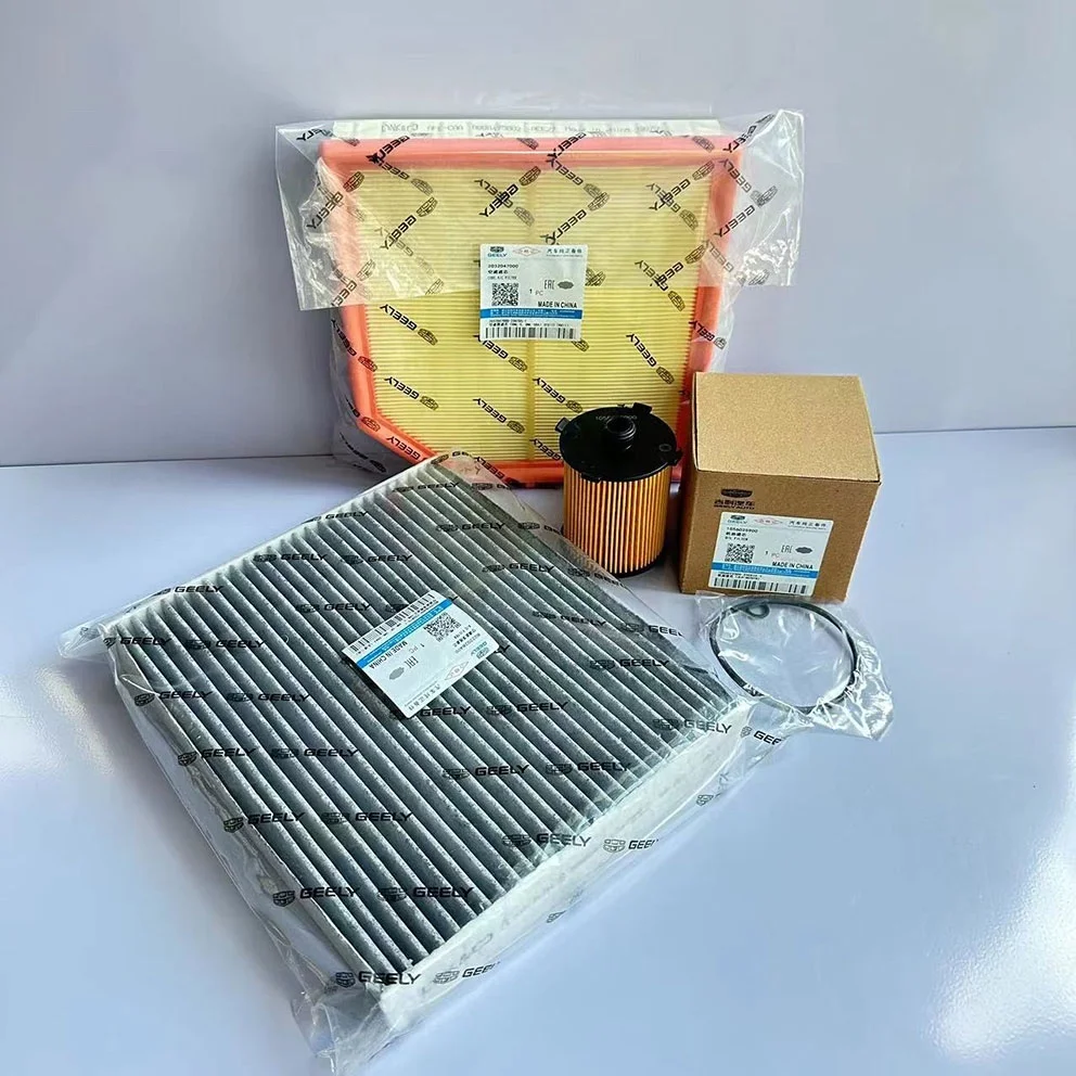 3 pcs Filters a set for Geely FX11 Boyue L Engine 2.0T Air&Oil&Cabin Filter 3 Filters a set for Geely FX11 Boyue L Engine 2.0T