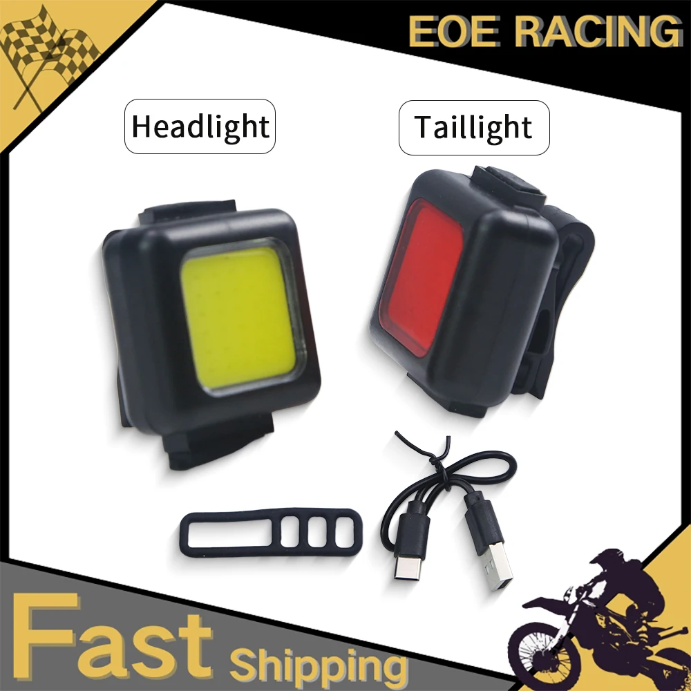 

High Visibility LED Bicycle Warning Light USB Rechargeable Mini Light For Night Cycling