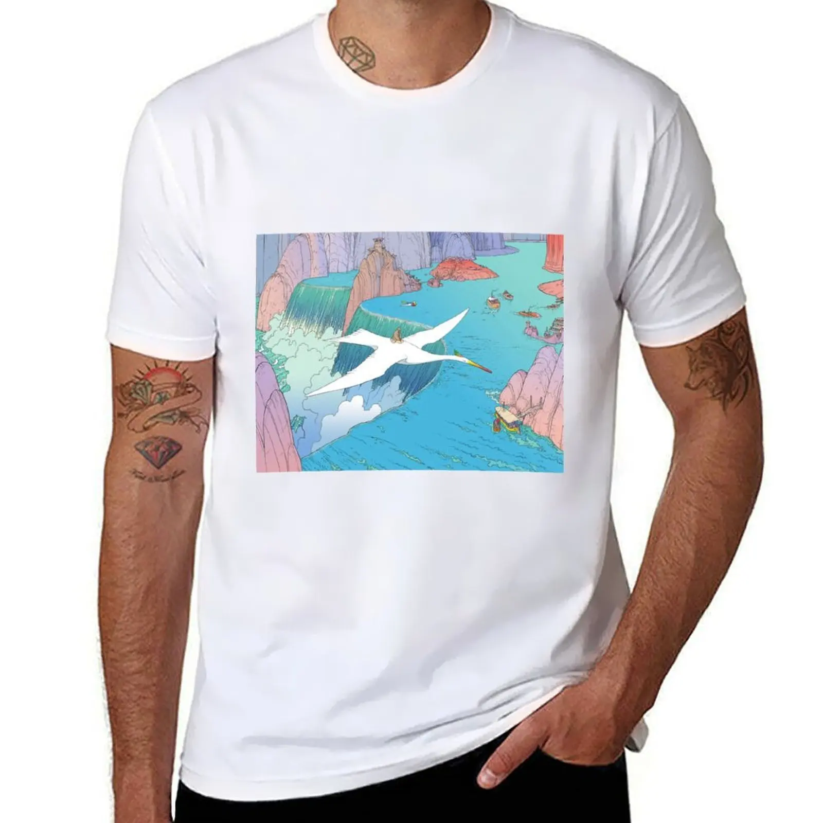 

Jean Giraud T-Shirt man t shirt cotton t shirt for man 100 percent cotton T-Shirt