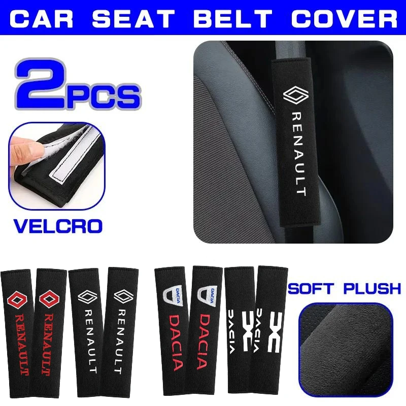 

Automotive interior cotton shoulder pad protection For Dacia Duster Logan MCV Sandero Stepway Dokker Lodgy Renault koleos duster