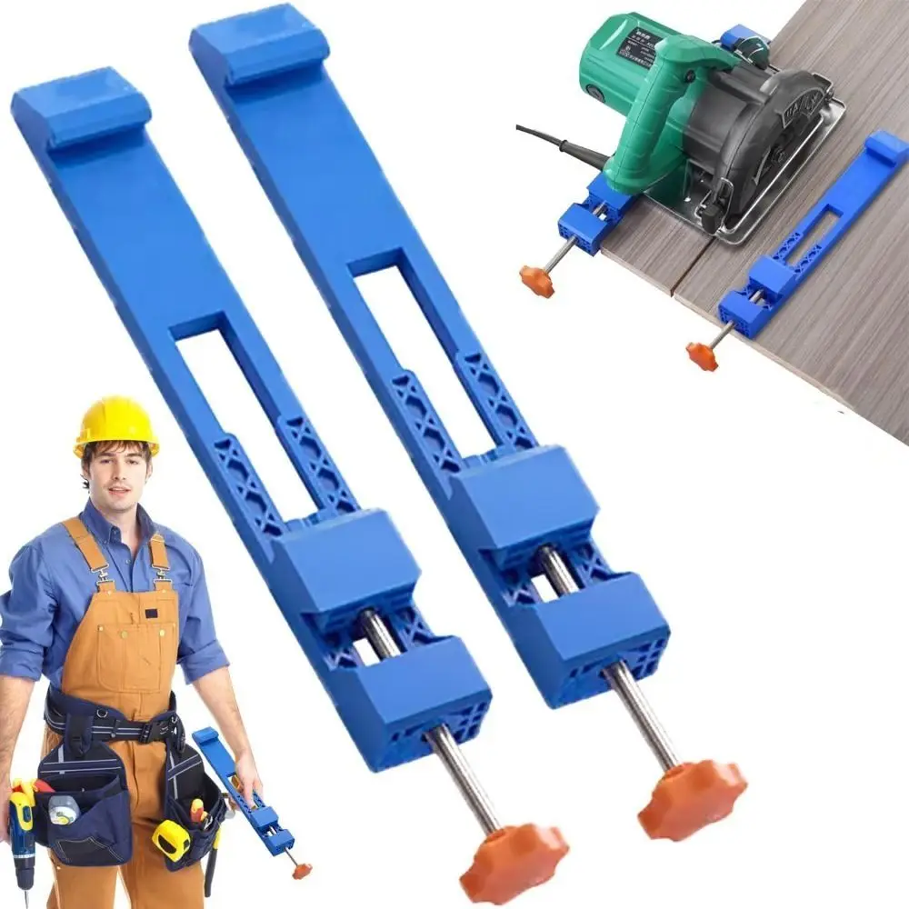 Adjustable Circular Saw Guide ABS Precision Electric Circular Saw Milling Positioning Clamp Wood Cutting Guide Woodworking Tools