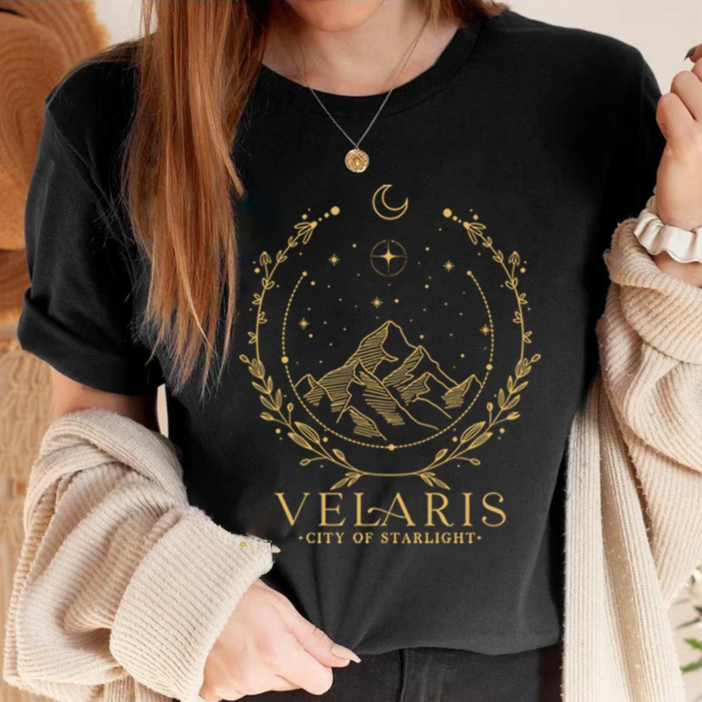 Velaris Tshirt Velaris City of Starlight Shirts The Night Court Shirt SJM Merch ACOTAR Shirts Unisex Short Sleeve Tops