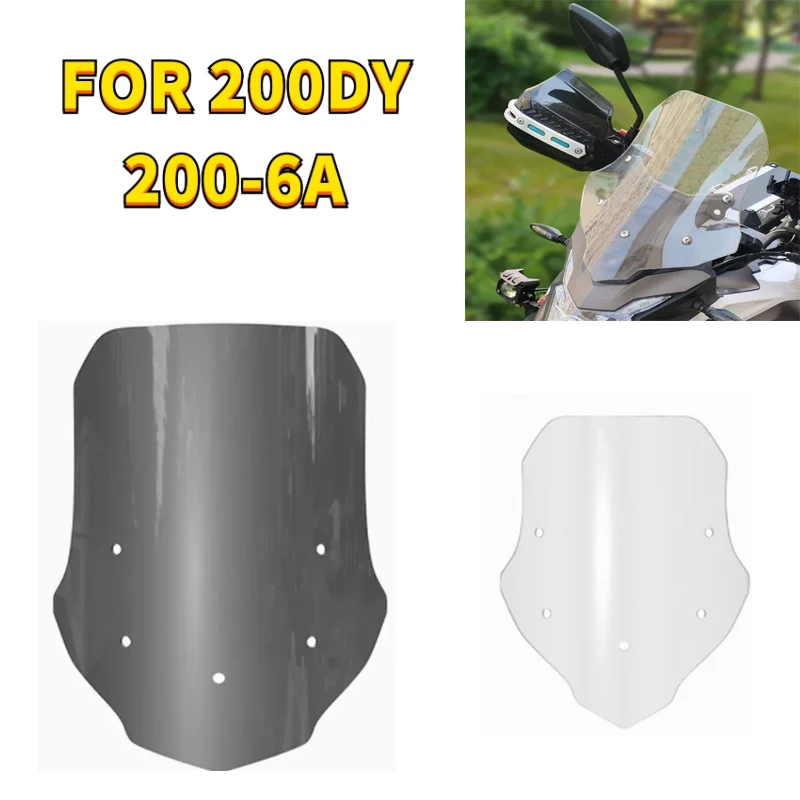 

Для DAYANG Tianyuan 200 DY 200-6A модификация переднего лобового стекла с приподнятыми аксессуарами для лобового стекла