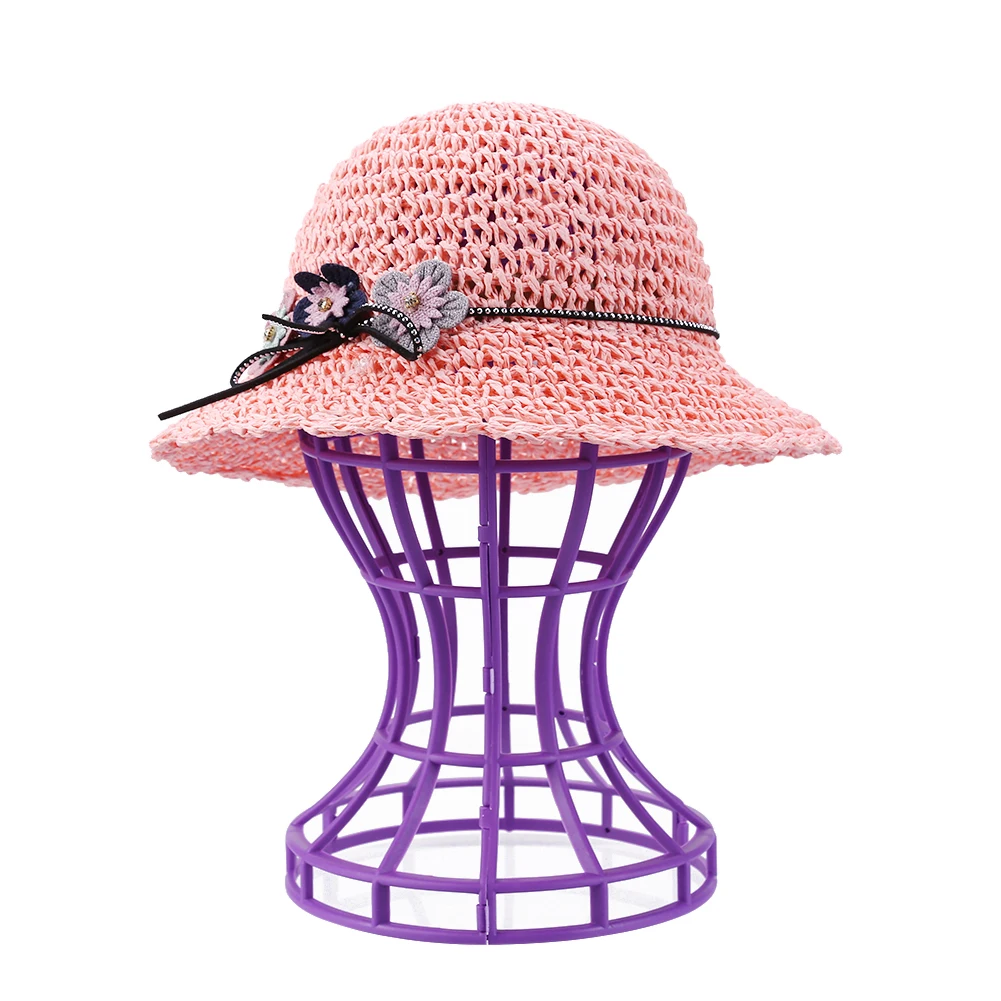 

Wig Stand Lantern Shape Plastic Wig Stand Wig Accessories Hat Cap Holder Portable Hat Head Stand for Styling Hat Cap DIY Display