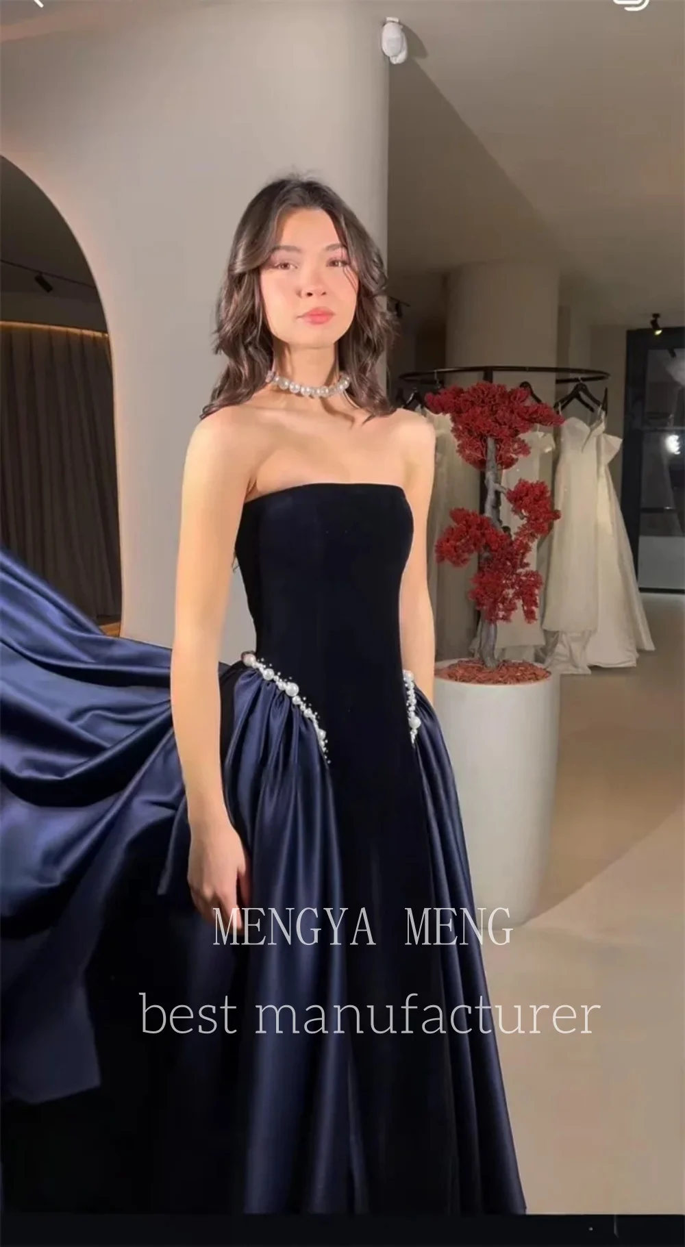 

ZHUISHU Grand Sophisticated Strapless Formal Evening Dress Corset Arabia Ball Gown Satin Skirt European Party Gown Customiz