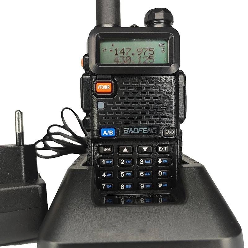 

Baofeng Original UV5R Walkie Talkie Dual Band 5W Portable CB Ham Radio Station BF UV-5R Two Way Radio Pofung HF Transceiver