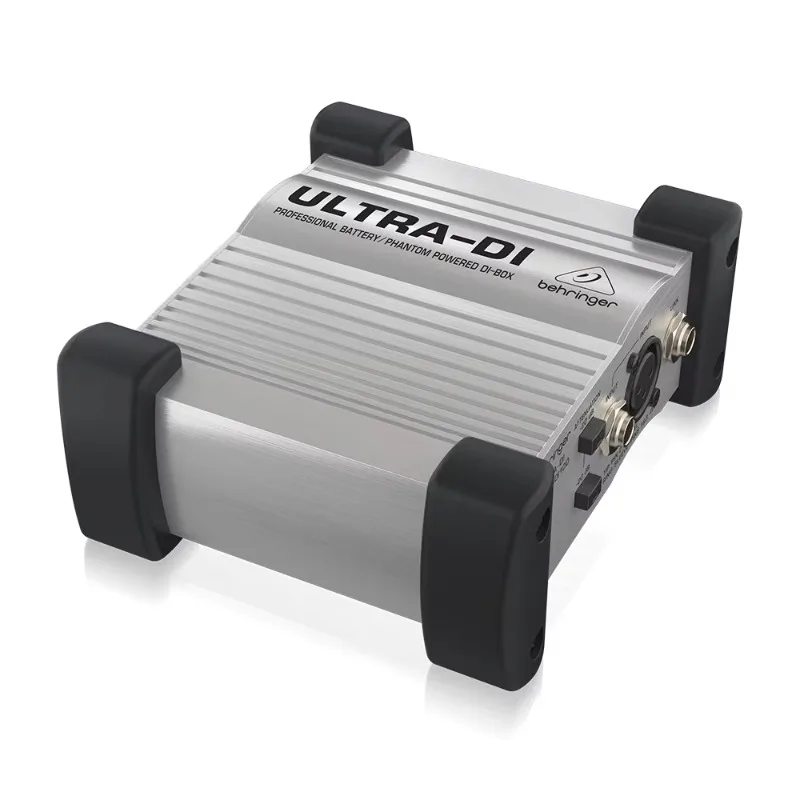 Behringer DI100 Ultra-DI 1-Channel Active DI Box Pa System Audio Sound Equipment for Microphones & Stage Music Instrument view 3