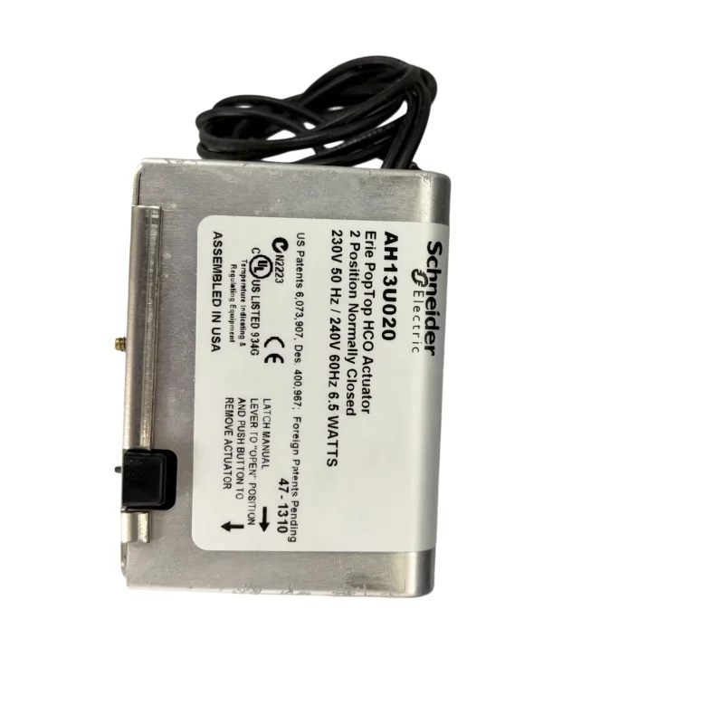 AH13U020 Erie PopTop HCO Actuator 2 Position Normally Closed 230V 50 Hz / 240V 60Hz 6.5 WATTS