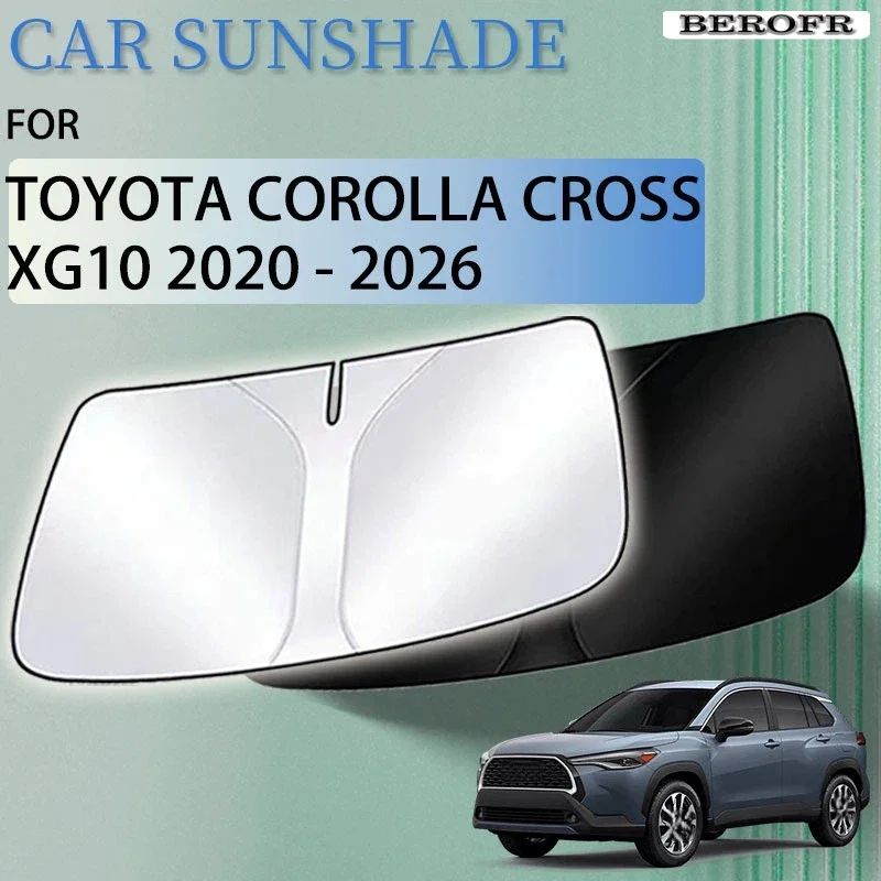 Car Windshield Sunshade For Toyota Corolla Cross Accessories 2025 2024 2020 - 2026 X SUV XG10 10 Front Window Sun Protector Part