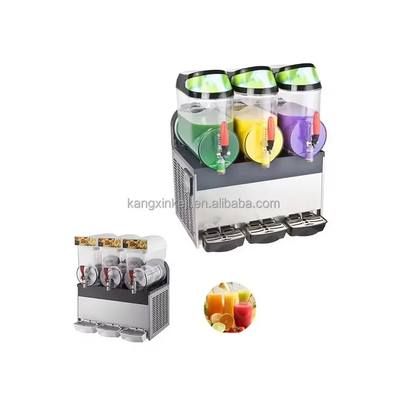 Commercial Frozen Drink Margarita Slushie Granita Sluch 12l Used Slush Maker 3 Tank Machine