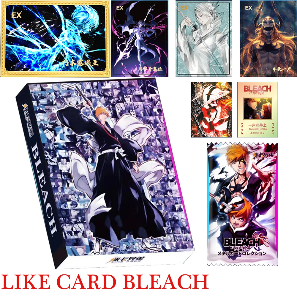 Anime Bleach Collection Card Thousand-Year Blood War Characters Limited Rare EX Flash Card Kids Game Toys Christmas Toys Gift