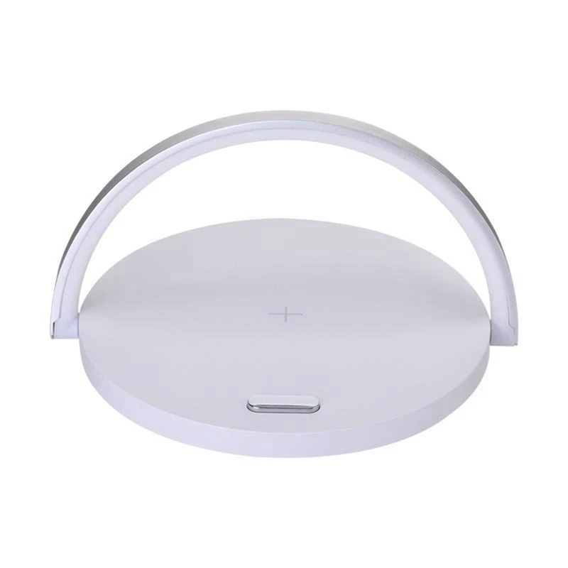 Round Touch Small Desk Lamp Multi-Function Wireless Charger Mobile Phone Holder