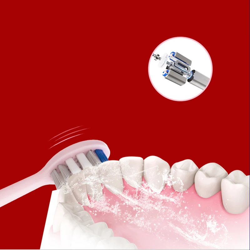 10 Buah Sikat Kesehatan DuPont Kepala Sikat Gigi Elektrik Pintar untuk Doxo Pengganti Kepala Pembersih Pemutih Sikat Gigi