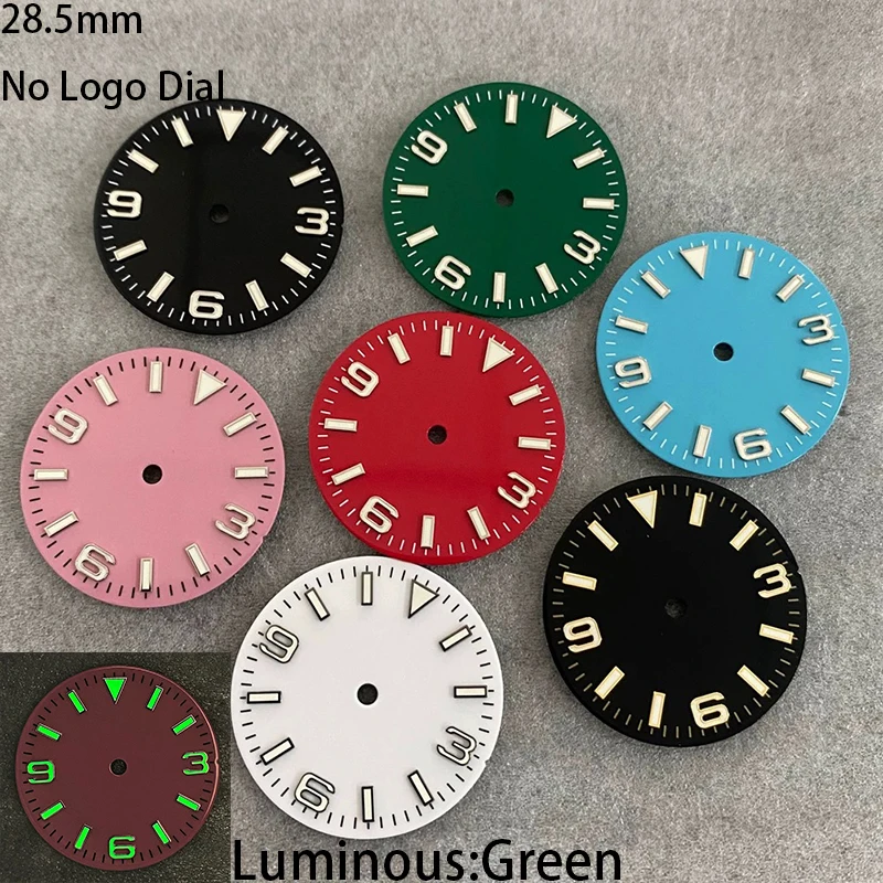 285mm-sem-logotipo-mostrador-porcelana-esmalte-3-6-9-design-verde-mostrador-luminoso-mostrador-de-relogio-para-nh35-nh36-4r-7s-movimento-modificado-reparo