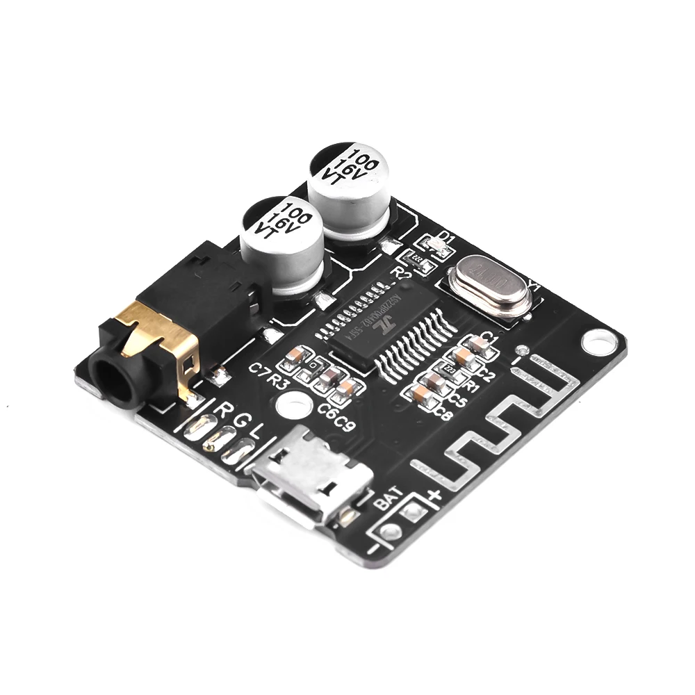 Audio Receiver Board VHM-314 Bluetooth 5.0 MP3 Lossless Decoder Board Type-C Micro USB Audio Amplifier SOP24 SOP16