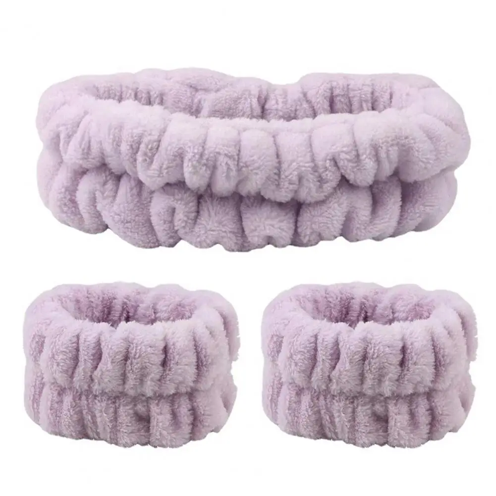 Sweat Absorption Convenient Pure Color Lady Hair Band Hair Accessories