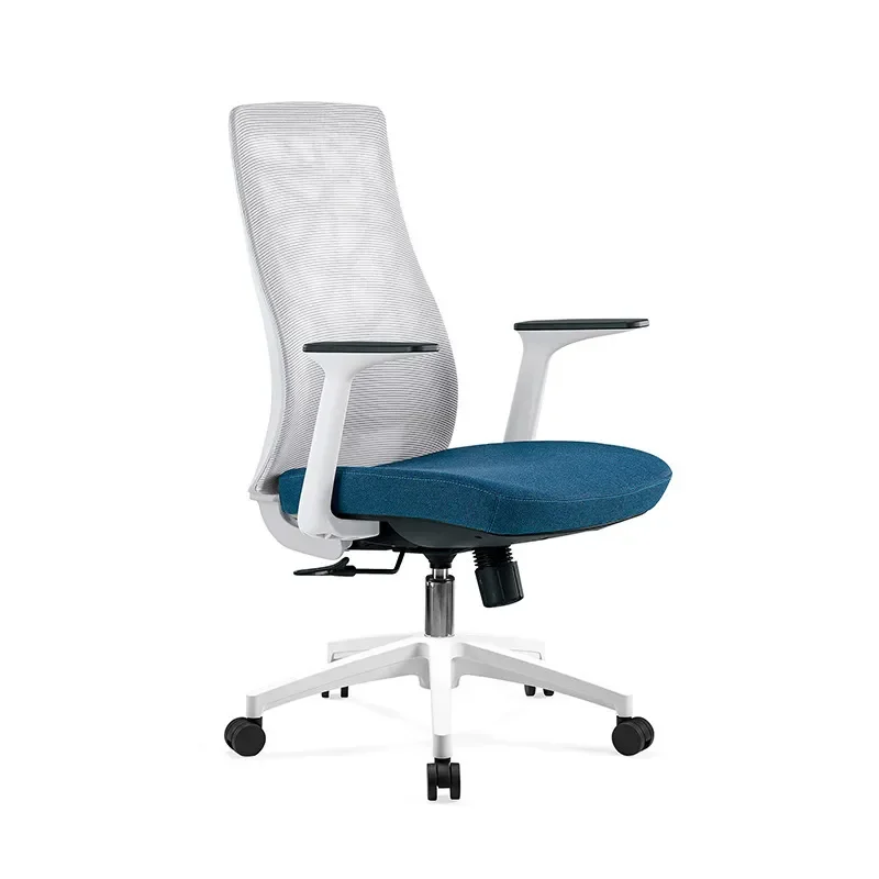 Ergonomic Computer Office Chair with Bow Back Design Height Adjustable Swivel Seat for Home and Staff Use Comfortable Lifting view 5
