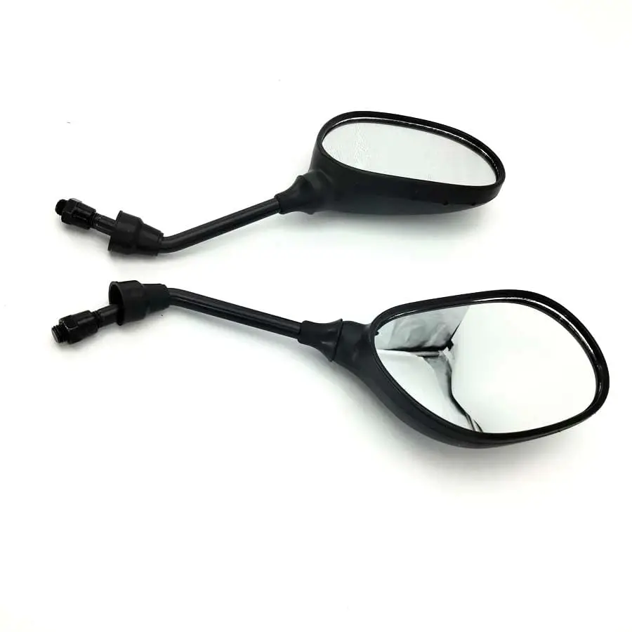 2Pcs Rearview Side Mirrors for Motorcycle/ATV/Moped/Scooter with 10mm Thread Hole