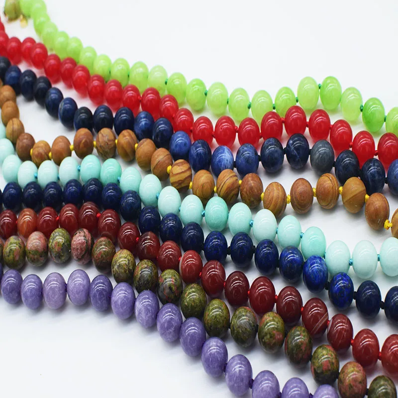 

1set Lapis Agate green red purple yellow jade Jasper blue green red yellow red round 12mm necklace bracelet