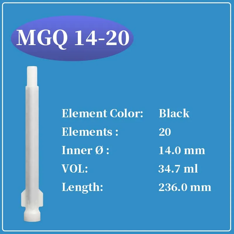 

Смеситель MGQ 14-20 двухкомпонентный статический миксер 50шт