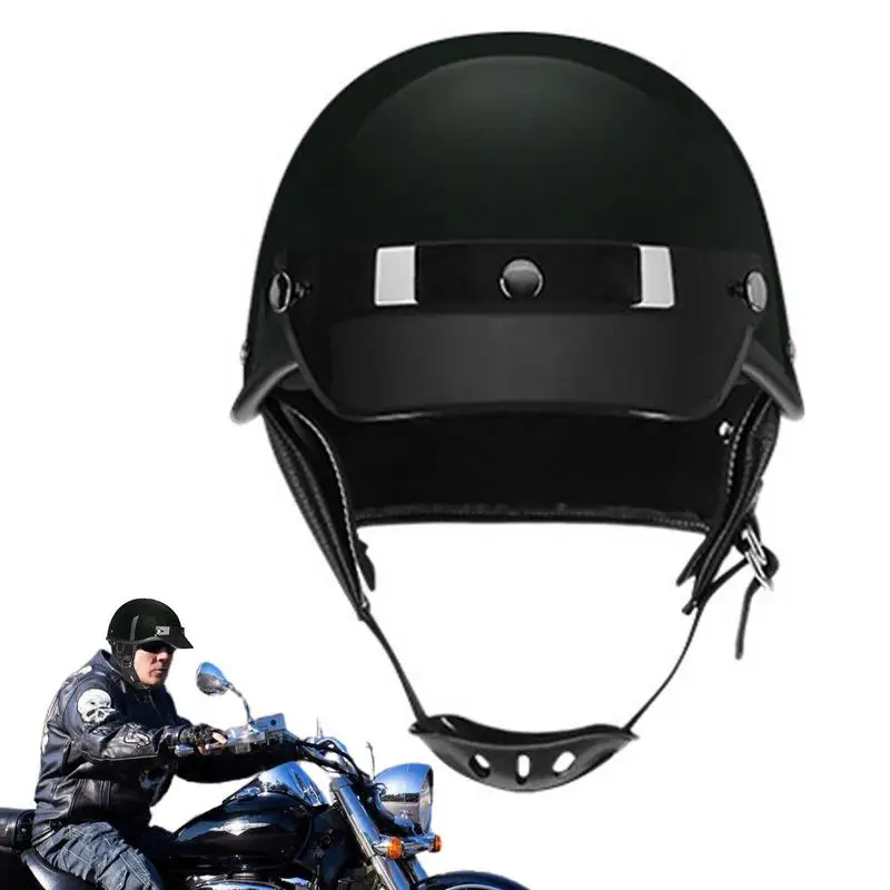 

Retro Half Face Motorcycle Helmet Vintage Motorbike Helmets Moto Helmet Half Face Men Women For Cycling Motocross Accessories