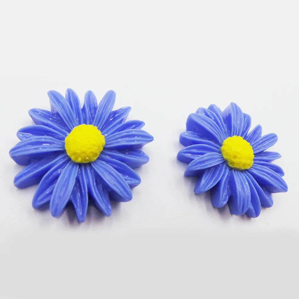 

100 шт. Декоративные элементы для волос: бусины-цветы из смолы, плоские кабошоны для рукоделия, изготовления чехлов для телефонов, украшений, DIY