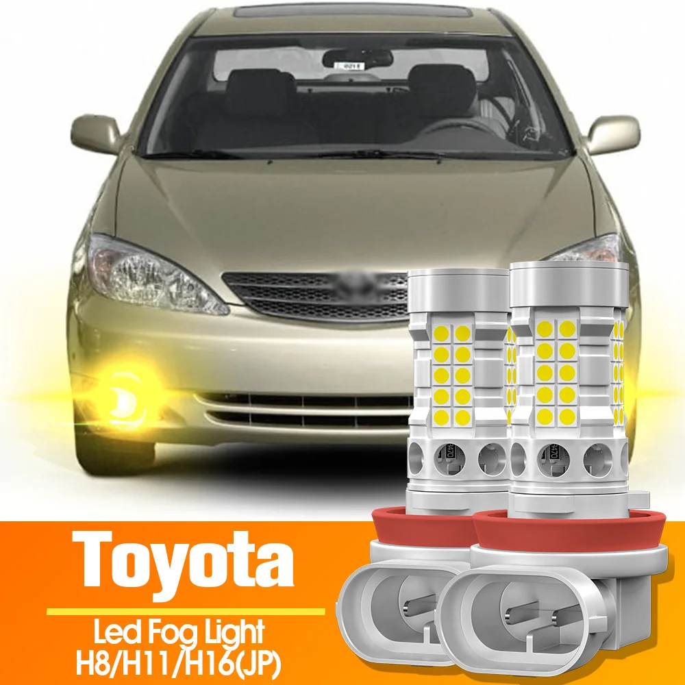 

2 шт. светодиодные противотуманные фары Canbus H8 H11 H16 для Toyota Camry Hilux Proace 4Runner Avalon Sienna Tacoma Tundra Highlander