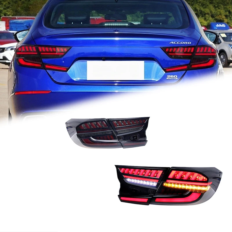 

FT Car Lights for 10th Gen Accord Taillights 2018-2022 LED Tail Lamp Dynamic Turn Signal Light Car Taillights Assembly