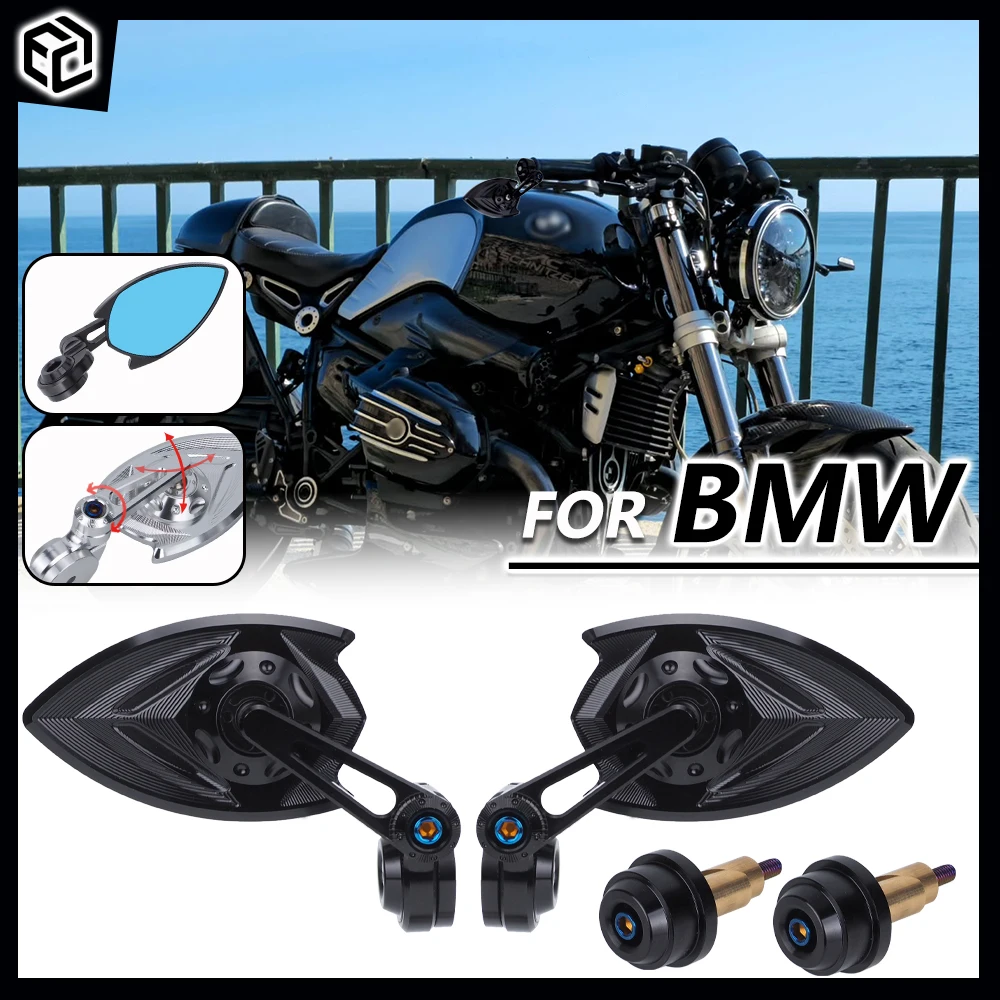 

For BMW F900R S1000R RNINET R1200R F800R R1200R R1250R Motorcycle Rearview Mirror Handlebar Mirror Bar End Mirror Accessories
