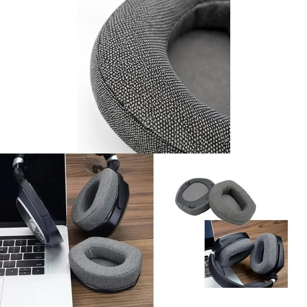 4XFC Over-Ear Replacement Cushions with Fabric-Covered Soft Padding for RS165 RS175