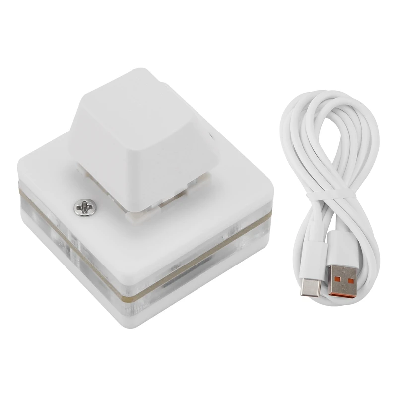 لوحة مفاتيح الألعاب RGB Mini 1 Key OSU Photoshop رسم لوحة المفاتيح برمجة لوحة المفاتيح الماكرو لوحة المفاتيح الميكانيكية، عمود أحمر