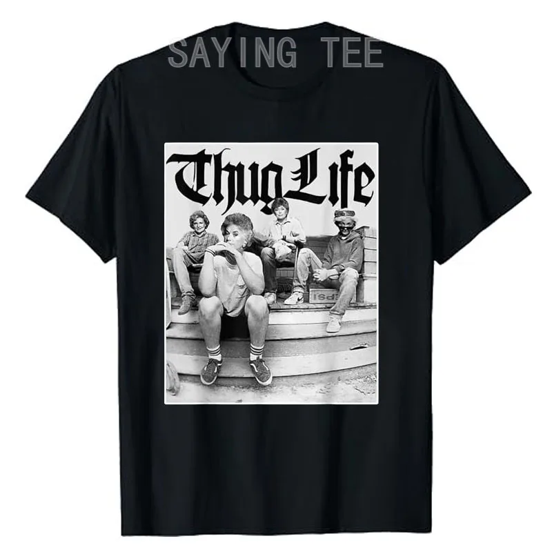 Girls Golden Thug Life 80\'s TV Sitcom Lover Fan Gift T-Shirt Grandma Grandmother Music Lover Tee Cool Retro Women\'s Fashion Tops