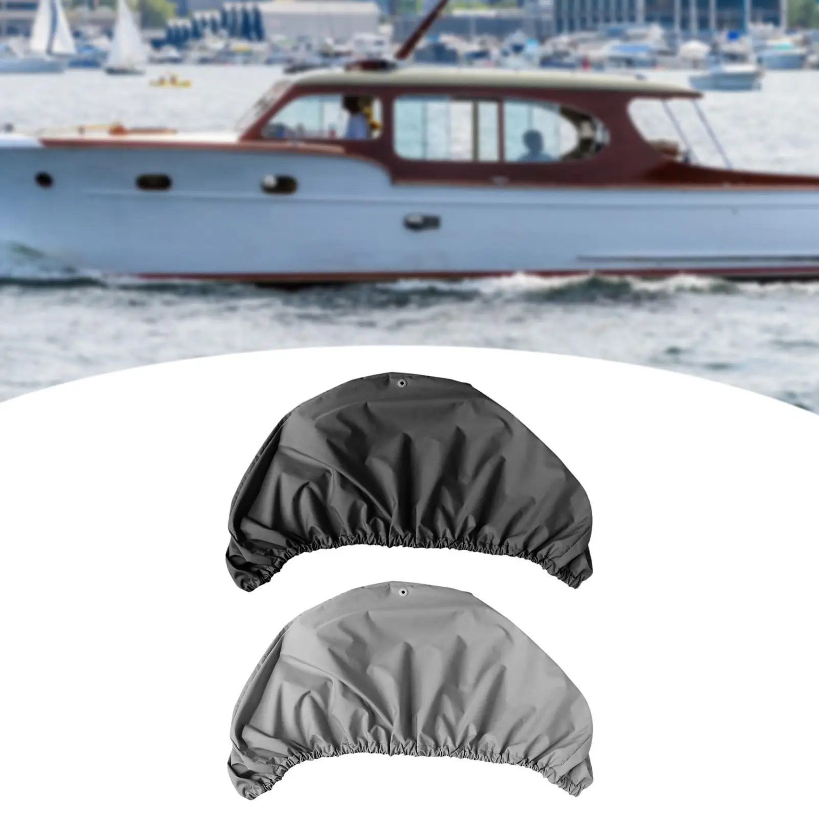 

Back to Back Boat Seat Cover Heavy Duty Easy to Install Waterproof Dustproof