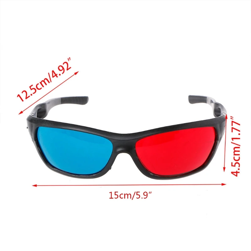 3D Red Blue Glasses Applied in General Computer Monitor, Laptops, Projectors