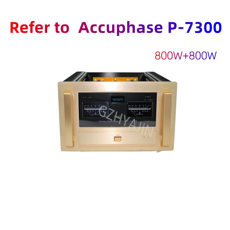 

Copy / Study Accuphase P-7300 800W+800W Class A And Class AB Power Amplifier Bi-wire Dual Output Double Output Amplifier