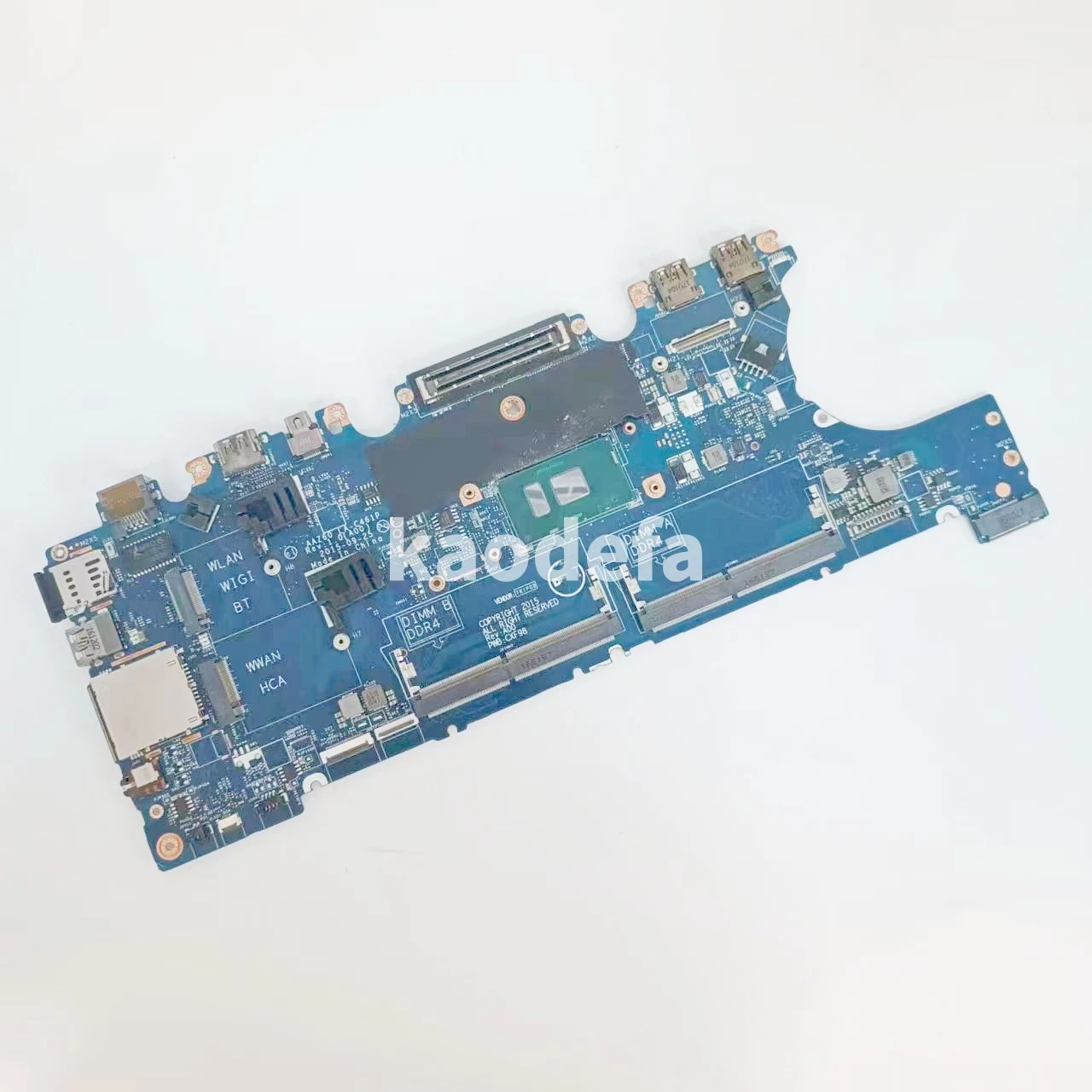 Imagem -04 - Motherboard Laptop para Dell Latitude Aaz60 La-c461p Mainboard para Dell Latitude E7470 7470 Cpu I56300u Ddr4 100 Teste ok