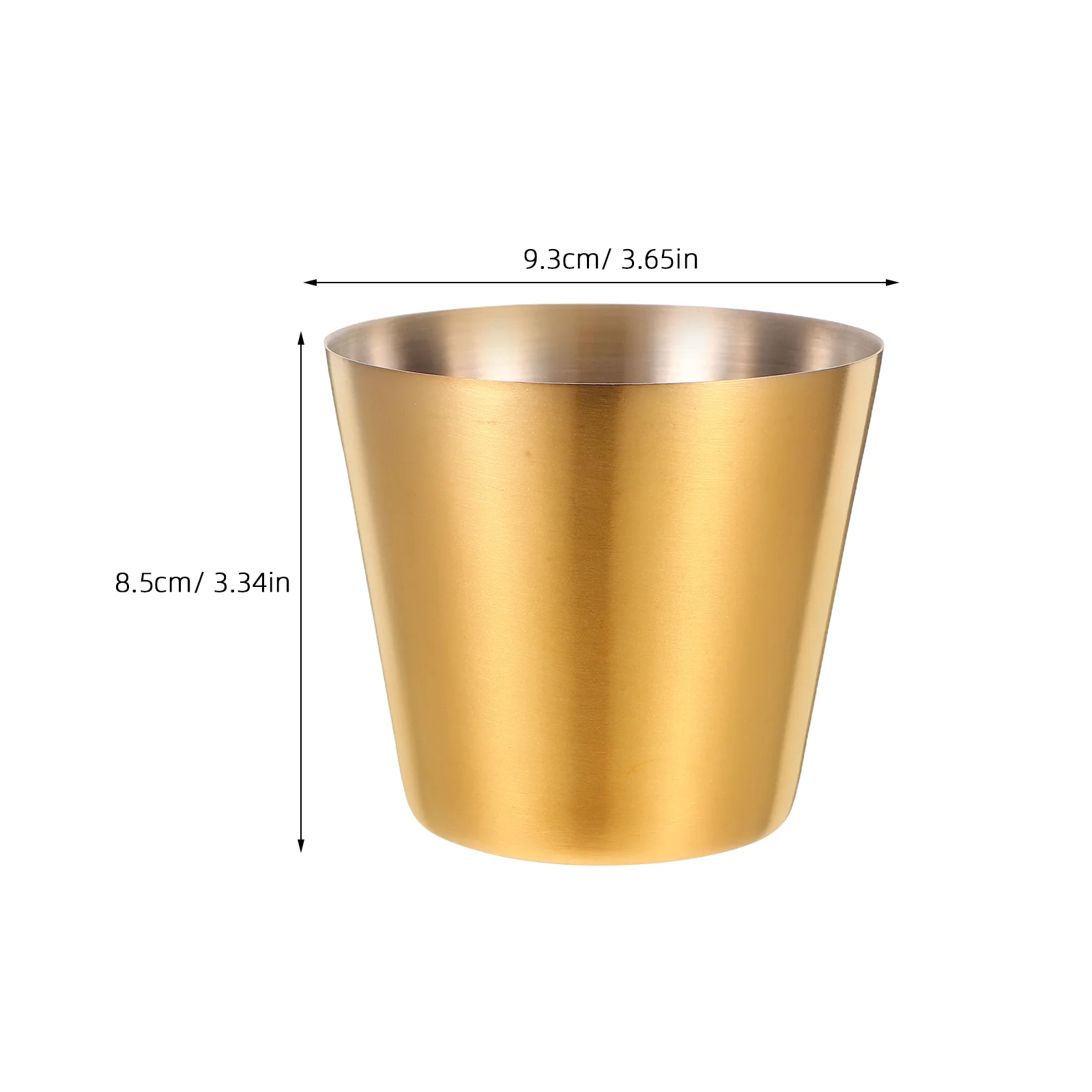 Outdoor Reflector Stainless Steel Cold Drink Cup Camping Tumblers French Fries Cups Ice Home Drinking Beverage Drinkware Travel