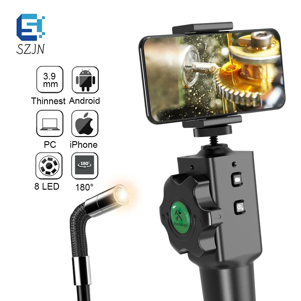 WIFI Endoscope Camera for Cars Industrial Borescope Inspection Cam