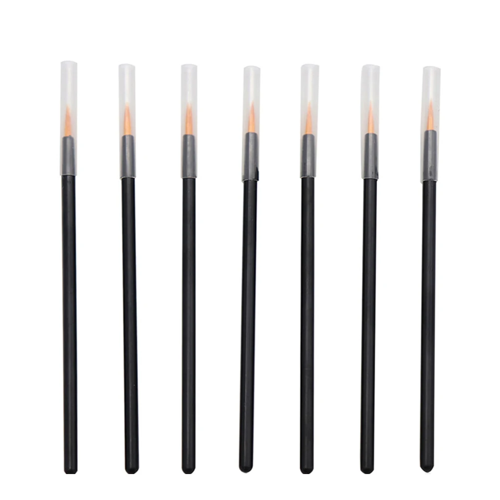 

100Pcs Disposable Eyeliner Brushes Fiber Tip Slim Applicators Eye Makeup Tools Cosmetics Brushes for Liquid Eyeliner Application