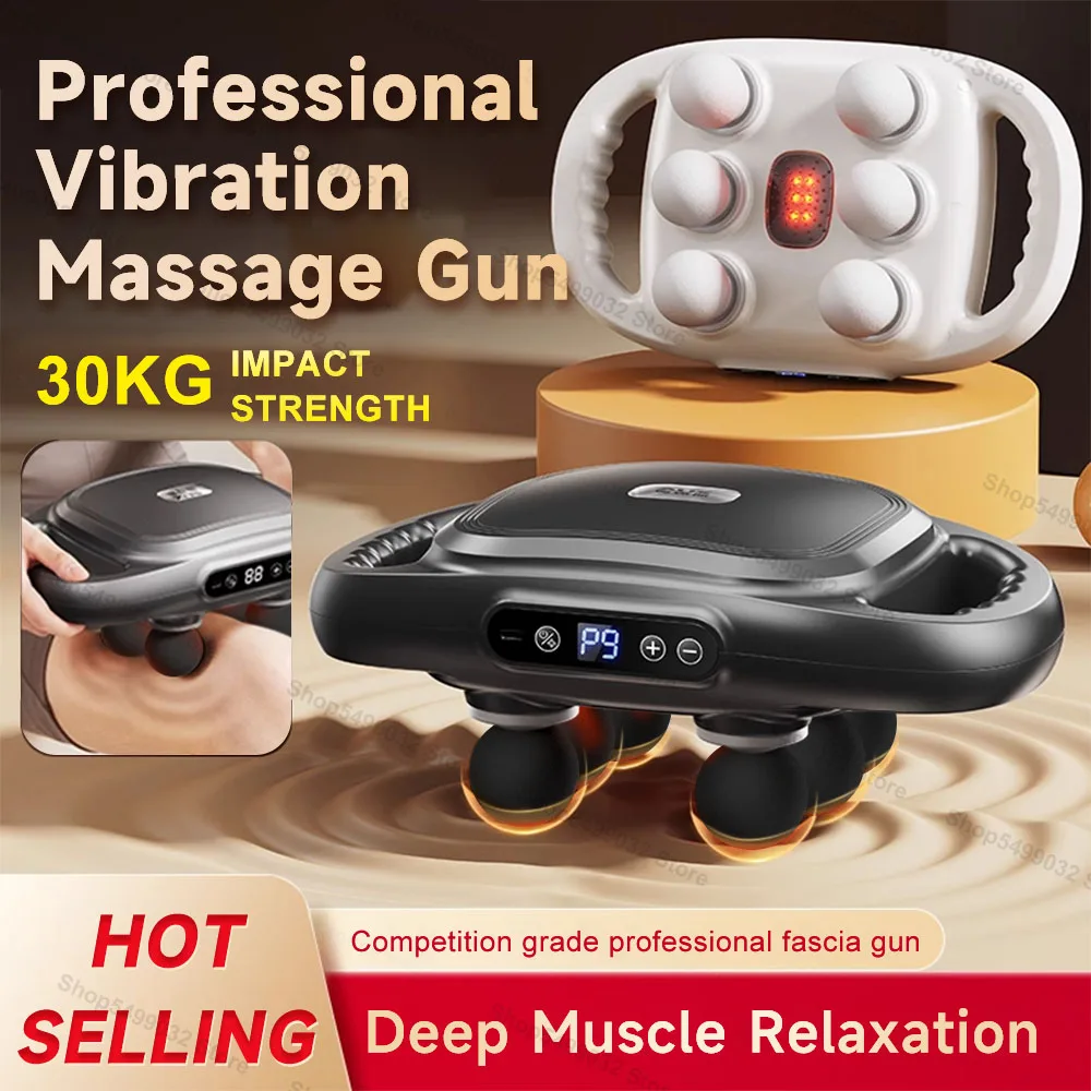 

Electric High Frequency Fascia Gun Massager Deep Muscle Massager Body Fascia Vibration Massage Gun Relaxation Treatment Massage