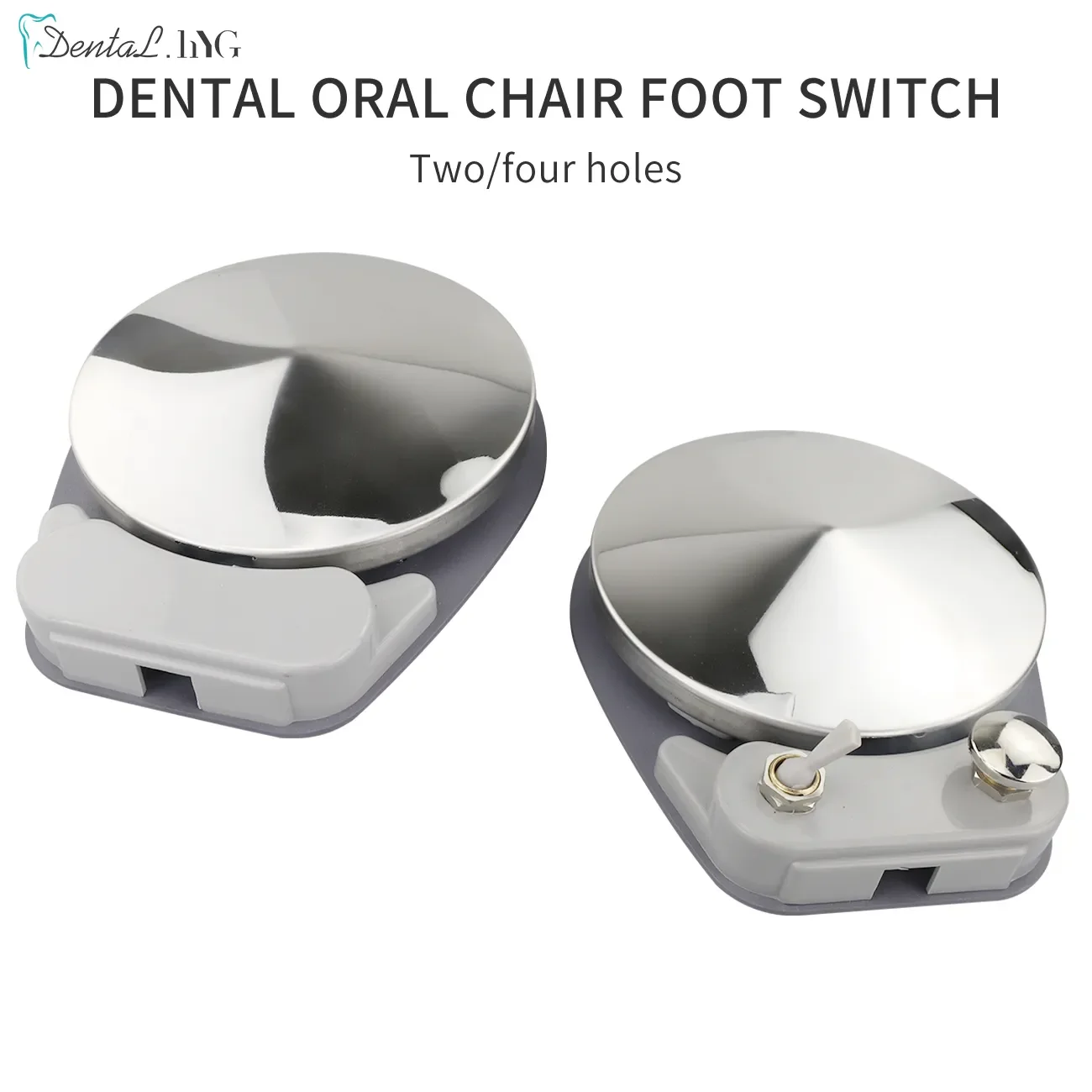 Dental Lab Chair Foot 2/4 Holes Switch Equipment Standard Foot Control Pedal Dental Chair Accessories