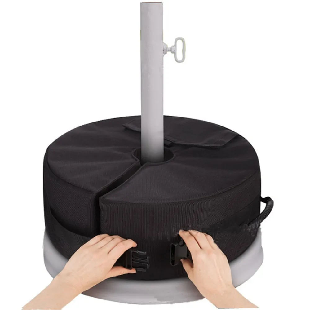 

Portable Outdoor Garden Tent Sand Bag Umbrella Base Weight Outdoor Detachable Tent Patio Round Black Canopy Shelter FixedSandbag