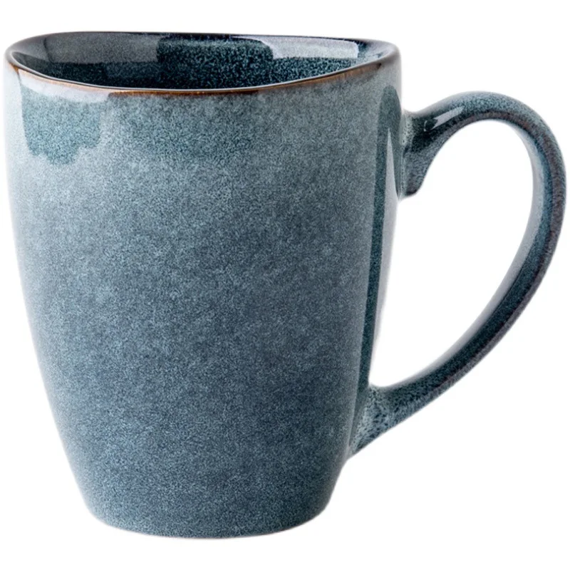 Alley tail [Retro kiln variant 450ml cup] Characteristic personality coffee cup ceramic cup water