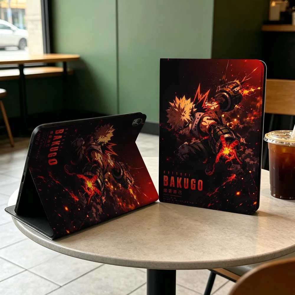 Anime Bakugo MHA For iPad Pro mini Air A16 A14 3 4 5 6th 7 7th 11th Gen 10.2 9.7 11 10.5 10.9 12.9 13 Inch Tablet Case Gift