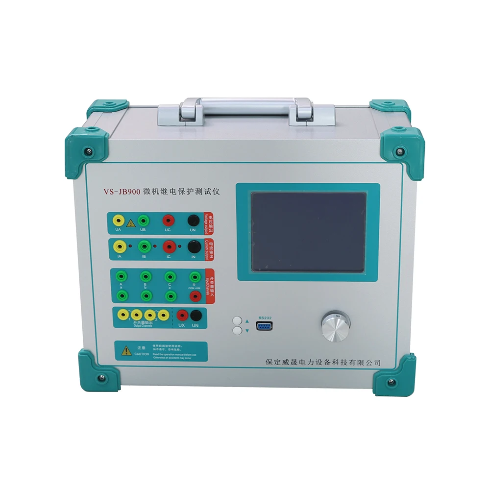 3 Phase Relay Protection Tester Secondary Current  Test Set Portable Relay Test Instrument