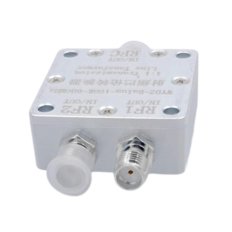 100k-500khz rf balun transformador relógio senoidal onda quadrada sinal final para diferencial para transformador de linha de extremidade única