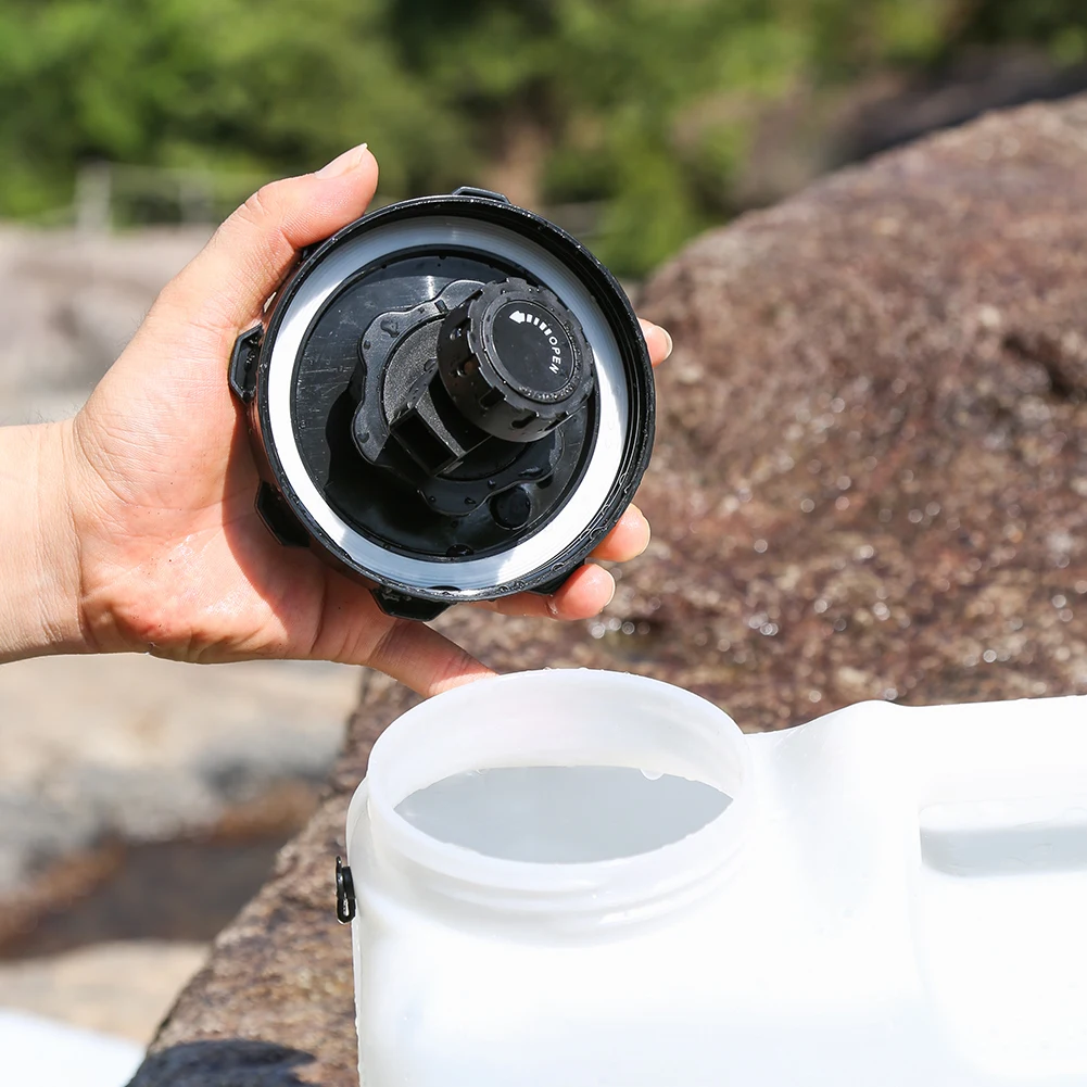 

11L Drinking Water Bucket with Faucet Water Dispenser Carrier Large Capacity Water Container Jug for Vehicle Car Camping